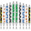 Kuglepenne Ball Theme 1mm sort blæk 10-pak 2