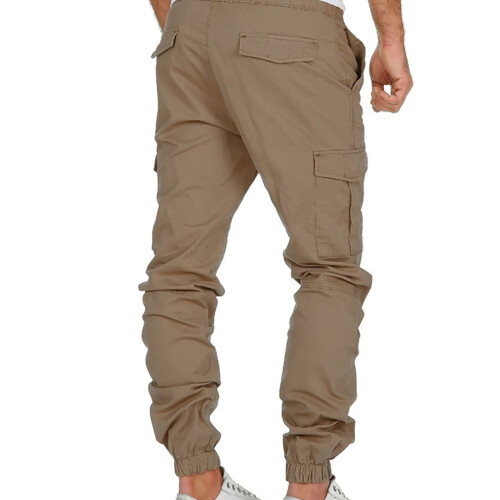 UTTOASFAY Men's Casual Solid Sports Pants 2