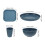 Essteller-Set, bruchfest, Camping, 1 Set 2