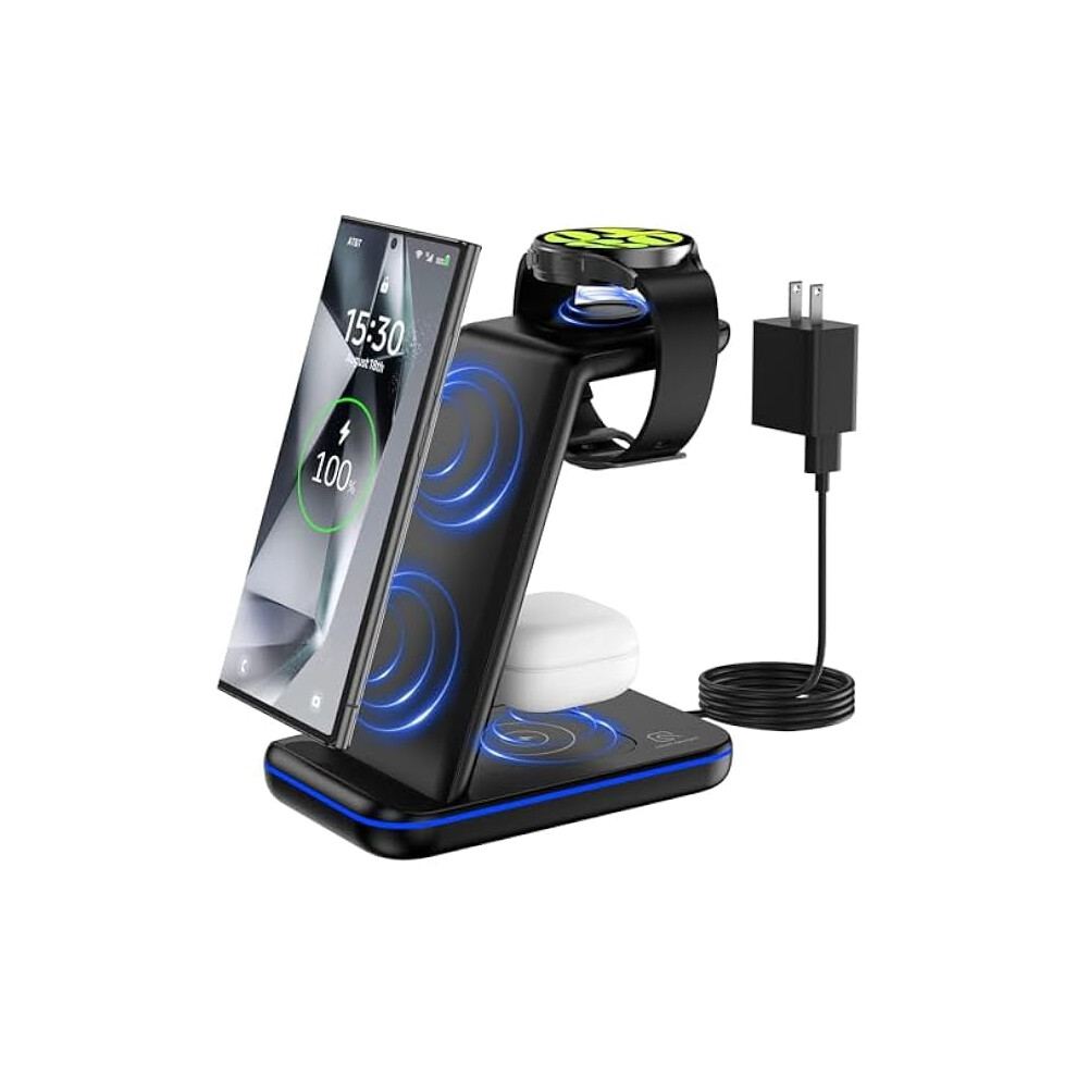 Fu1999 Wireless Charger 3-In-1 For Samsung And Apple Devices 962029967262