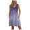Robe d'été bohème à fleurs sans manches violette, taille M 1