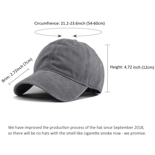 Baseball Cap Vintage Washed Distressed Twill Adjustable 2