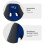 Gaming Chair Heavy Duty PU Leather Blue 5