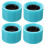 Outdoor Roller Skate Wheels Sky-Blue 4pcs 5