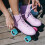 Outdoor Roller Skate Wheels Sky-Blue 4pcs 8