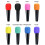 Bonnette anti-vent pour microphone, en mousse, colorée, lot de 8 3