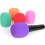 Bonnette anti-vent pour microphone, en mousse, colorée, lot de 8 7