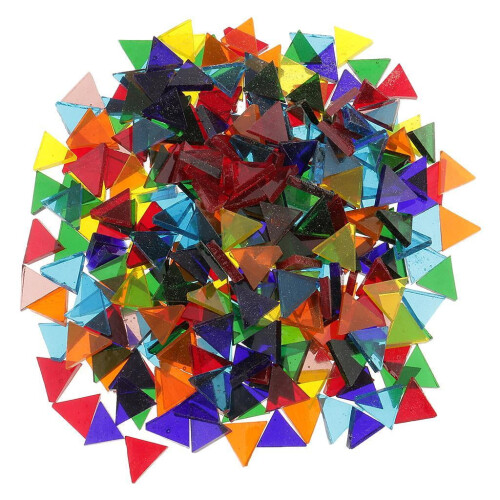 Mosaik Glasfliser Transparente 14 mm 160 g