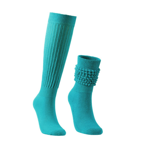 Men's Wool Thermal Socks Blue Medium High Tube One Size 2