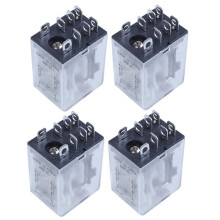 JQX-13F LY2DC12V8-pinners DPDT grønt LED-relé