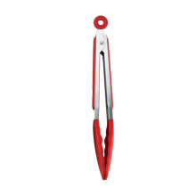 Pinze da cucina in acciaio rivestito in silicone, 7 pollici