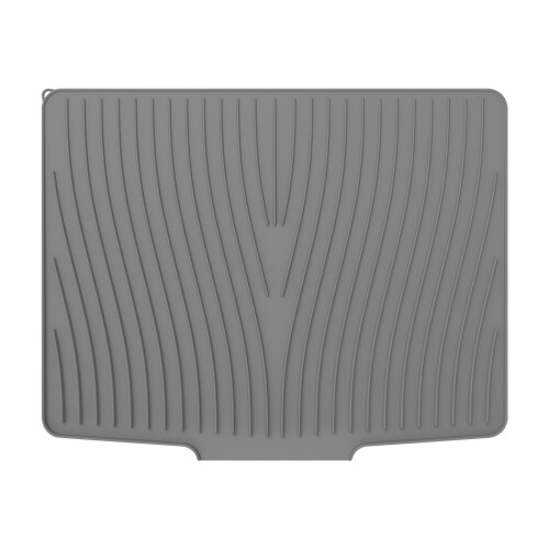 Tapete de silicone para secar louça, 61 x 48 cm, com borda abaulada. 1