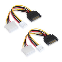 SATA-Stromverteilerkabel für Festplatten und ATX-Netzteil