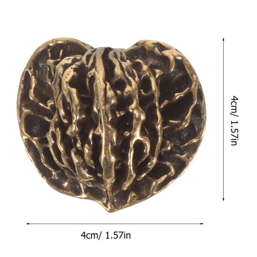 Walnut Massage Balls Brass Decorative 2 pcs 1