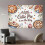 Babyshower-bakgrunn, cupcake-tema, 72 x 36 tommer 5