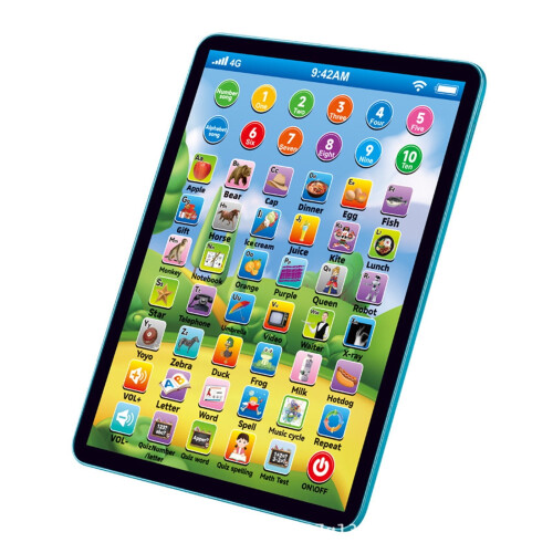 LED learning tablet for children aged 5 – alphabet,