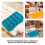 Boîte de rangement en plastique avec compartiments (2 pièces) 6
