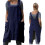 Grembiule da donna con spalline incrociate e tasche. 1