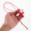 Plastic whistle for crisp sound, red, 1 piece 5