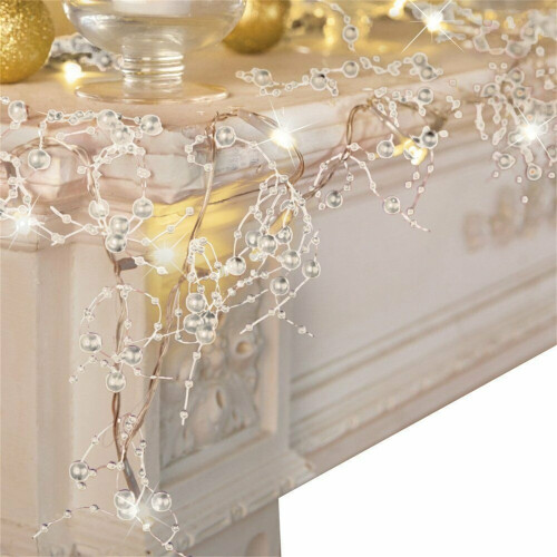 Pearl Garland String Lights 9.8FT 30LED Warm White