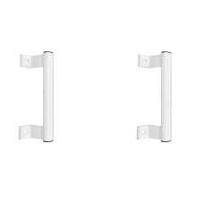 Poignée de porte coulissante en aluminium et verre, 20 cm (8 pouces)