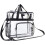 Bolsa transversal feminina transparente 1