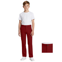 Pantaloni chino da ragazzo con tasche, vestibilità dritta, taglia 11-12