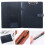 Faux Leather Padfolio with Clipboard and Card Holder Black 1