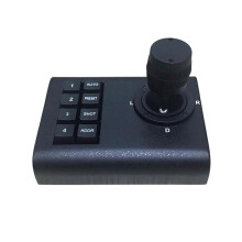 3-Achsen-Joystick-Handheld-Fahrzeug-PTZ-CCTV-Tastatur-Controller mit Tastatur, Mobiler Autokamera-DVR, RS485-Schwenk-Neige-Zoom-Steuerung