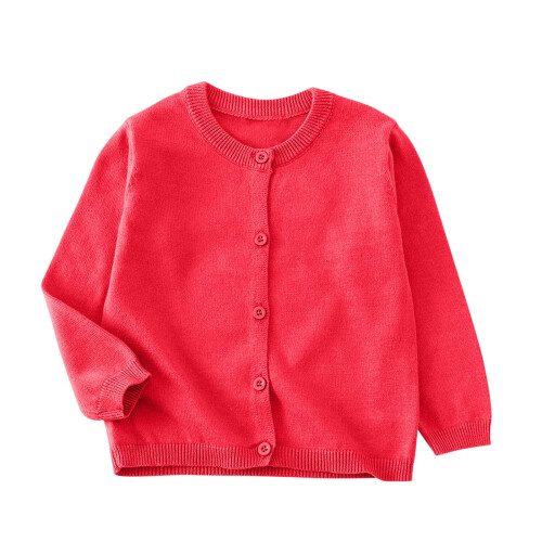 Gilet en maille rouge pastèque pour enfant 4-5 ans