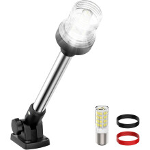 LED Horgonylámpa Fehér Lehajtható 12" 3NM IP67 12-24V