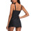 Damen-Badekleid im Color-Blocking-Stil mit Shorts 7