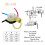 9Pack Ceiling Fan Light  ZE-110 Fan  3 Way Speed Fan  Ceiling Pull Chain  Replacement 6