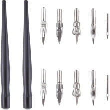 Stylos Ă tremper en plastique avec liquide de masquage noir (lot de 2)