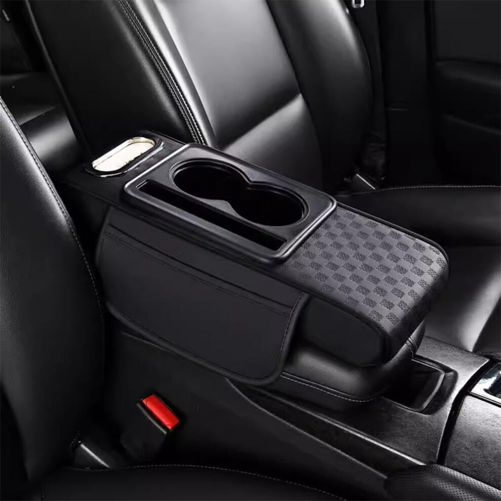 Auto Center Console Armrest Pillow With Cup Holder And 939152632275