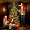 Christmas Tree Star Light Topper Shimmery Decoration 6