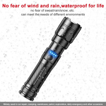 USB-wiederaufladbare Taschenlampe für Outdoor-Aktivitäten wie Camping und Wandern