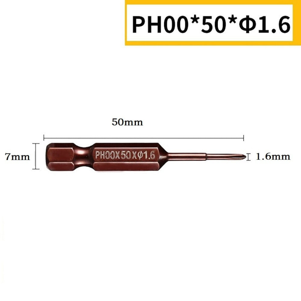 Magnetic Screwdriver Bit Set Ph00 Ph0 Ph1 Ph2 14 Inch 939152640003