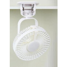 Mini ventilatore da tavolo da 6 pollici con testa girevole e luce notturna