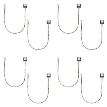 8PCS for  CyberBrick WS2812 RGB LED Light Board IDC0.8 4-Pin Connector 3D Printed Model Components