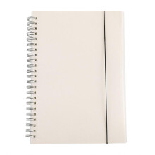 Notebook A4 Transparent Frosted Cover Coil Bound Blank