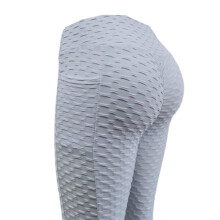 High Waist Yoga Pants for Women Stretchy Honeycomb Texture