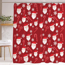 Kerstgroene boom douchegordijn waterdicht 60x72 inch