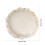 Round Cushion Soft Breathable Throw Pillow White 3