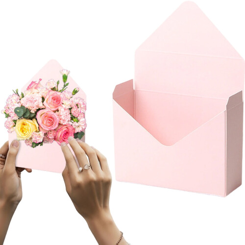 Flower Envelope Gift Box Waterproof Folding Bouquet Box 1 Pc