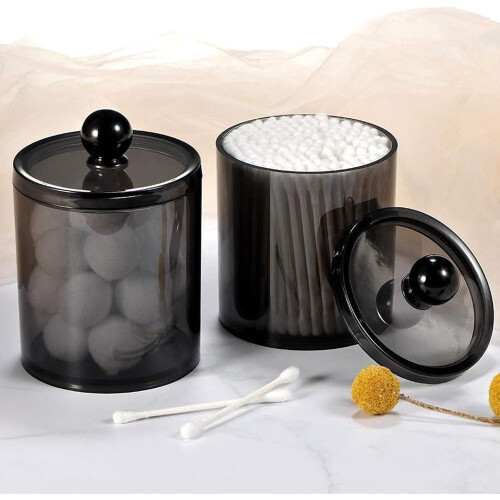 Akryl bomullspinneholderdispenser for baderomsbenk