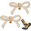 Gold Rhinestone Shoe Clips 2 pcs 1