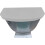 Capac rezervor toaletă catifea, material bordo 1