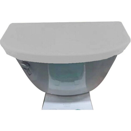 Capac rezervor toaletă catifea, material bordo
