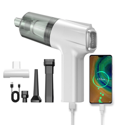 Mini Wireless Handheld Car Vacuum Cleaner 3-in-1